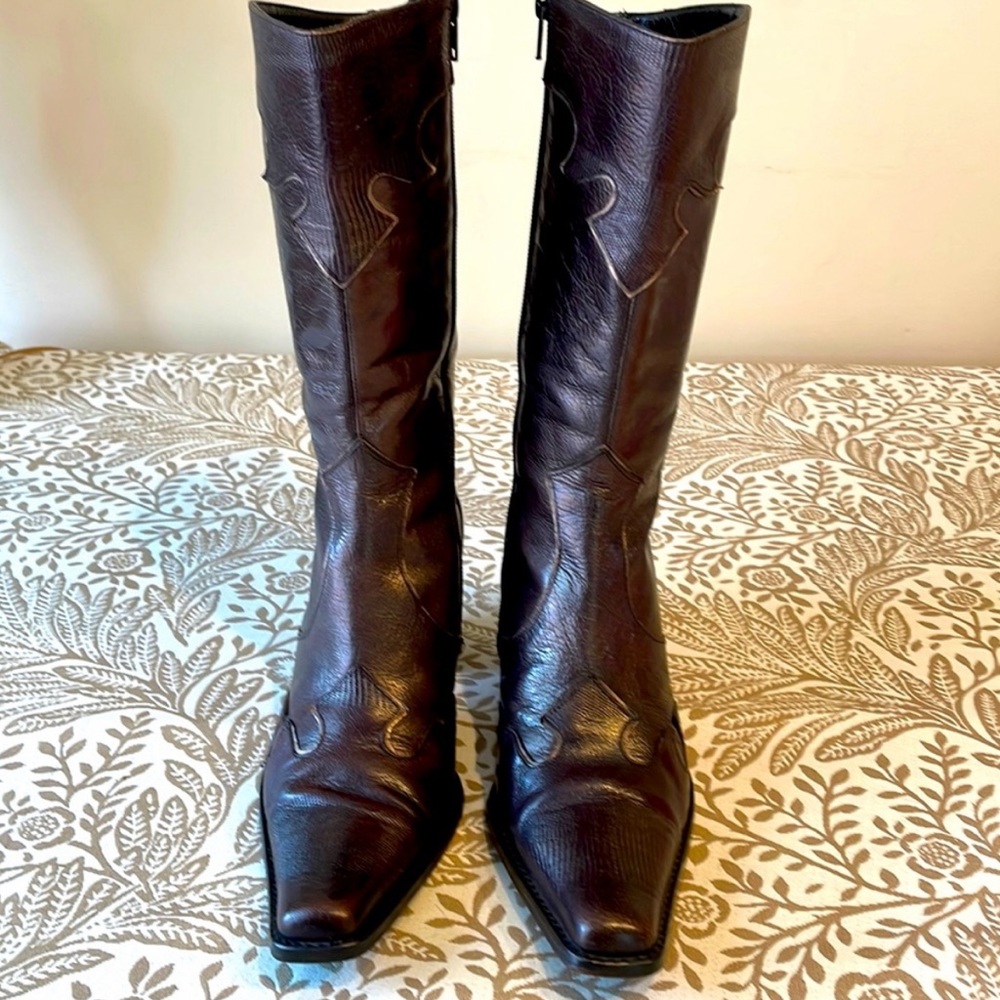 Via Spiga leather boots made in Italy